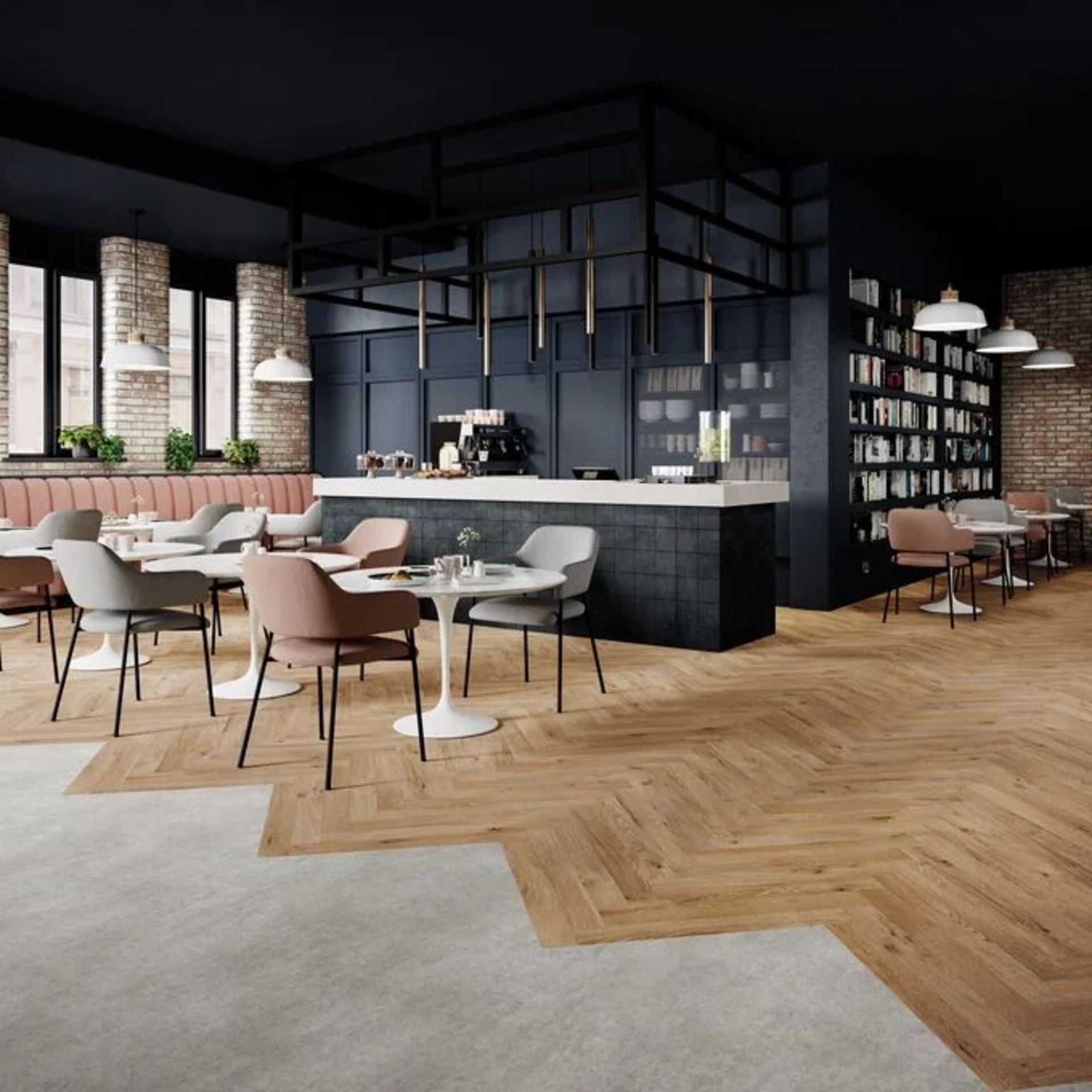 1 X ROLL (12M2) EXPONA FLOW LIGHT INDUSTRIAL CONCRETE VINYL SHEET ON ROLL - RRP £400