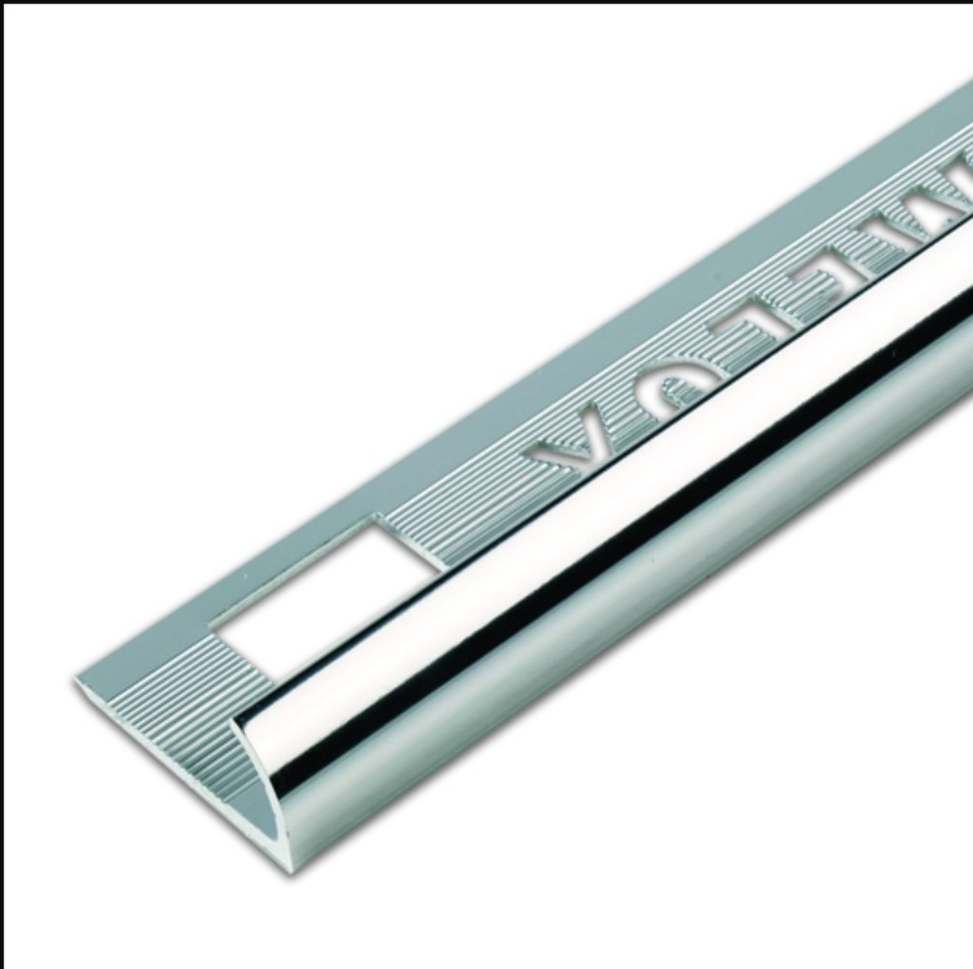 PIECES OF 700 6MM METAL ROUND EDGE TRIM SILVER 1.83M
