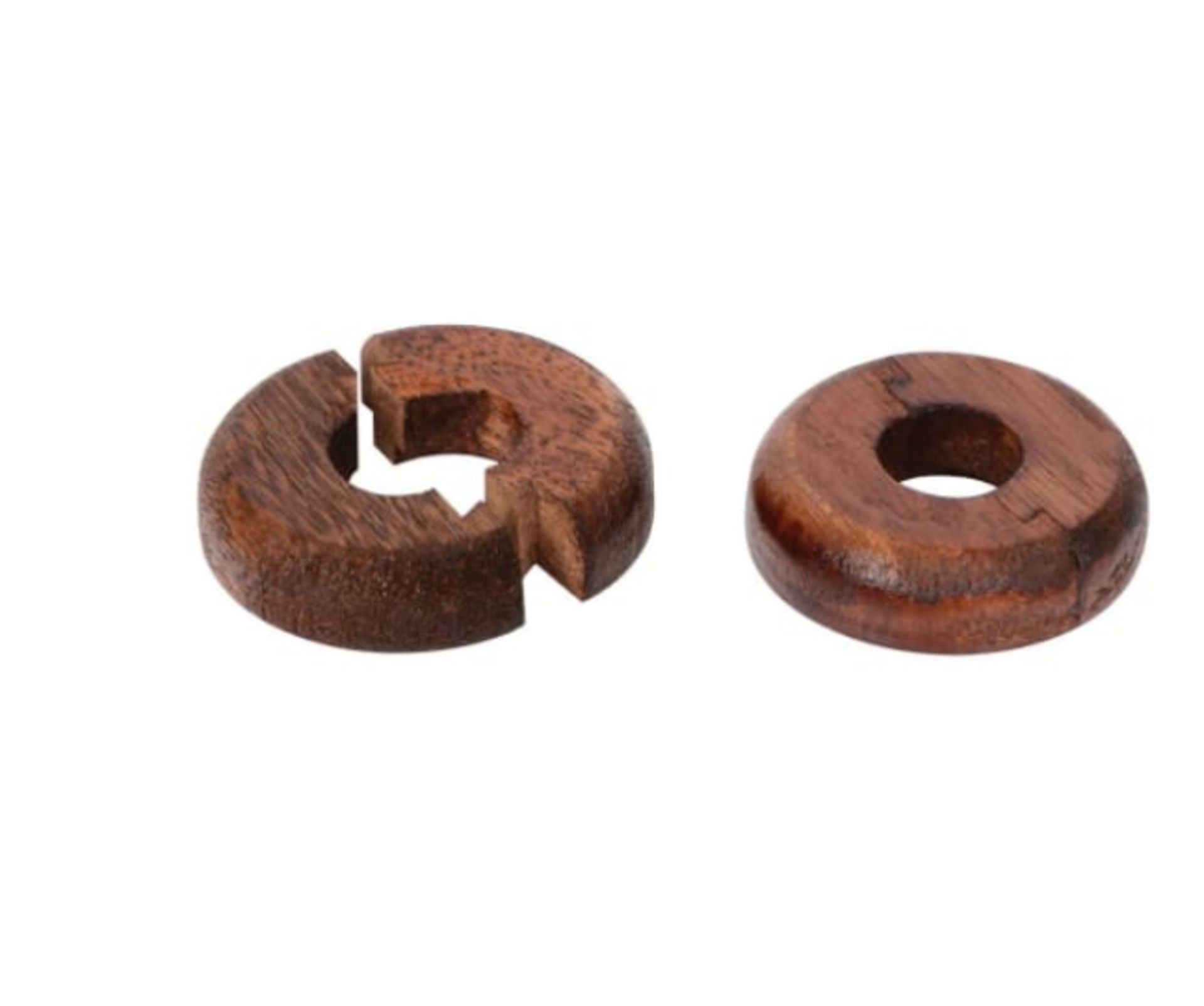 300X REAL WOOD PIPE SURROUNDS DARK (PK 2)