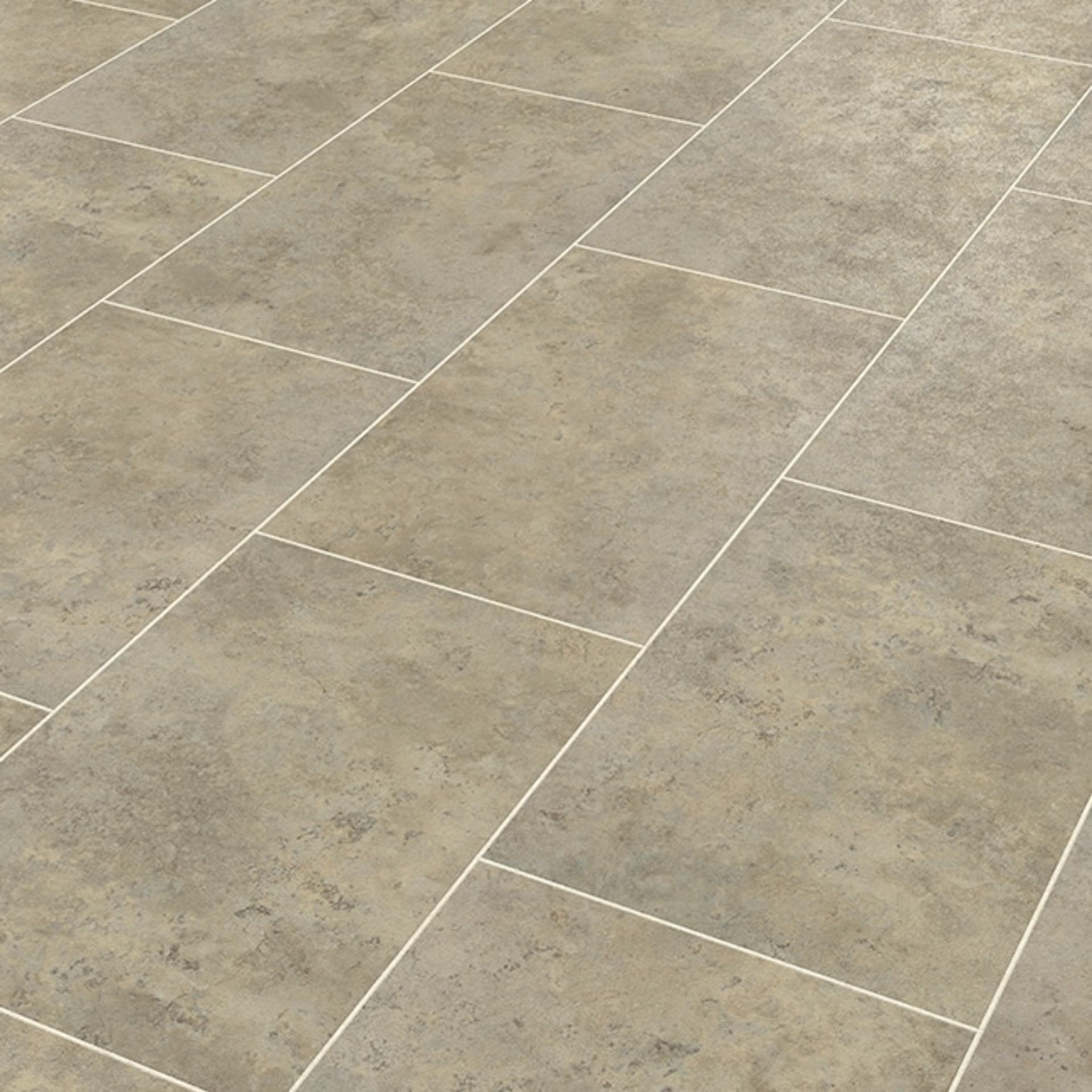 12 X BOXES (40.08M2) PALIO BY KARNDEAN GLUEDOWN LVT – TREVISO STONE TILE PVT1204 - RRP £1,000