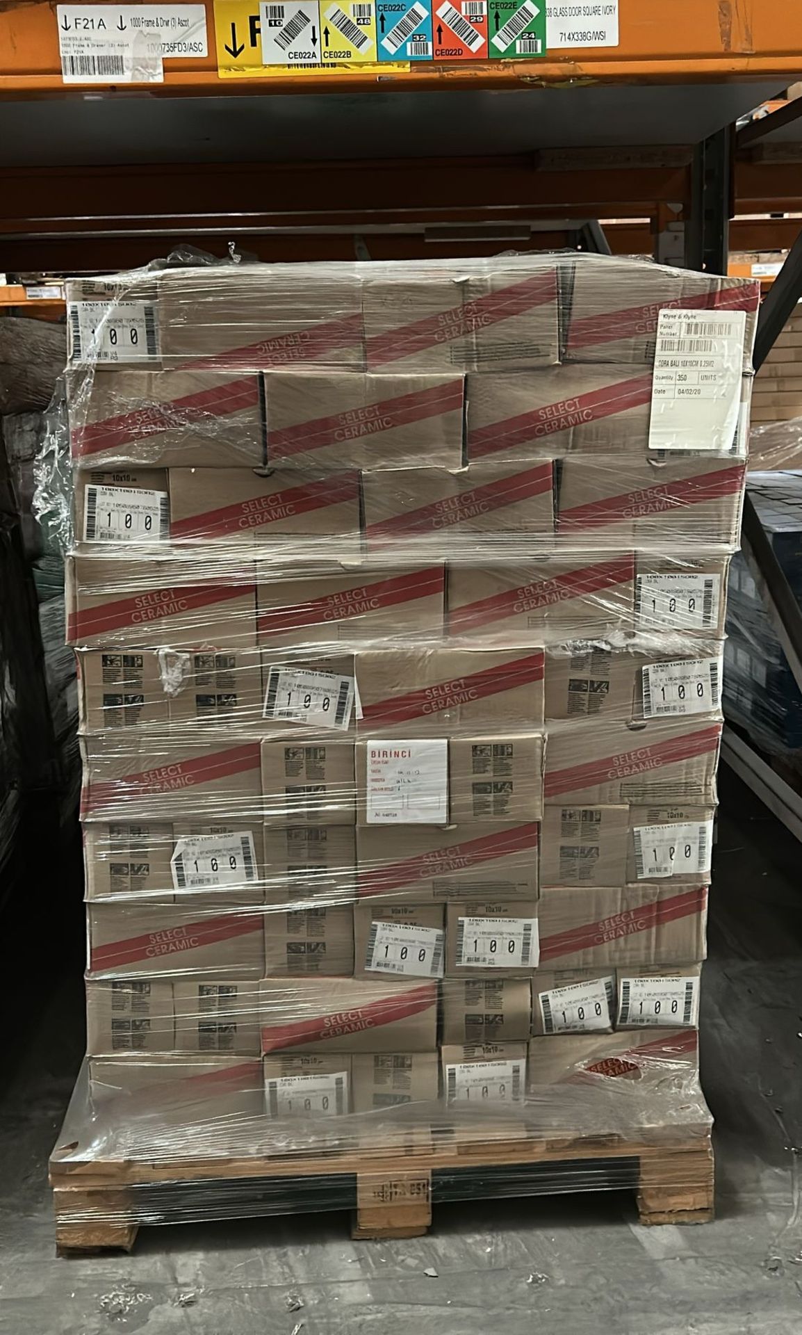 350 BXS CORA BALI WALL TILES 10X10CM (APPROX 4X4"). - Image 2 of 2