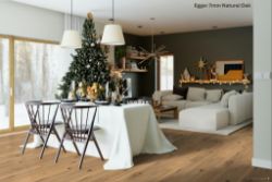 52 X PACKS (129M2) EGGER NATURAL OAK LAMINATE FLOORING 2.49M2/PACK RRP £2,300