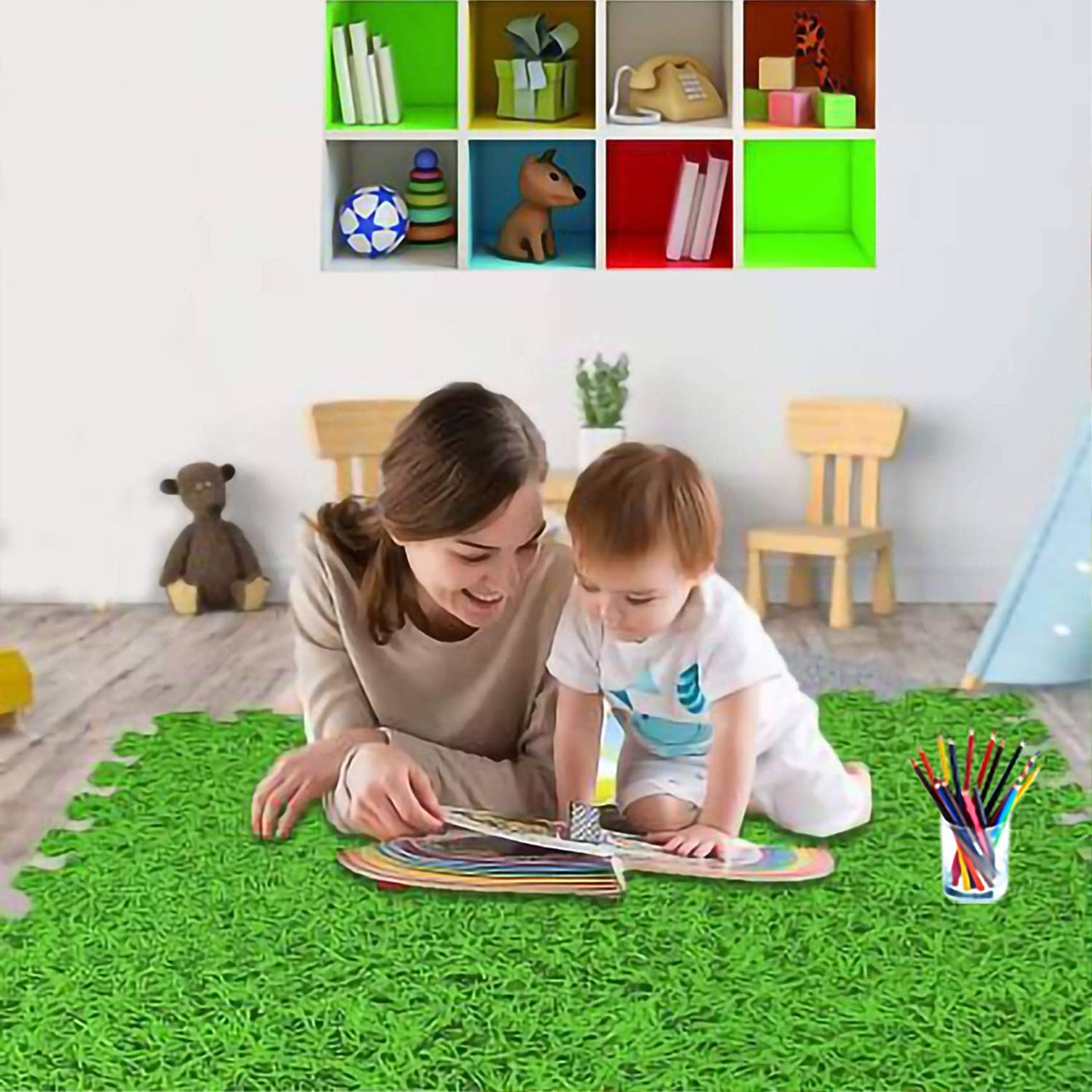 50 EVA FLOOR MATS BRAND NEW (60CM X 60CM X1CM) - Image 2 of 4