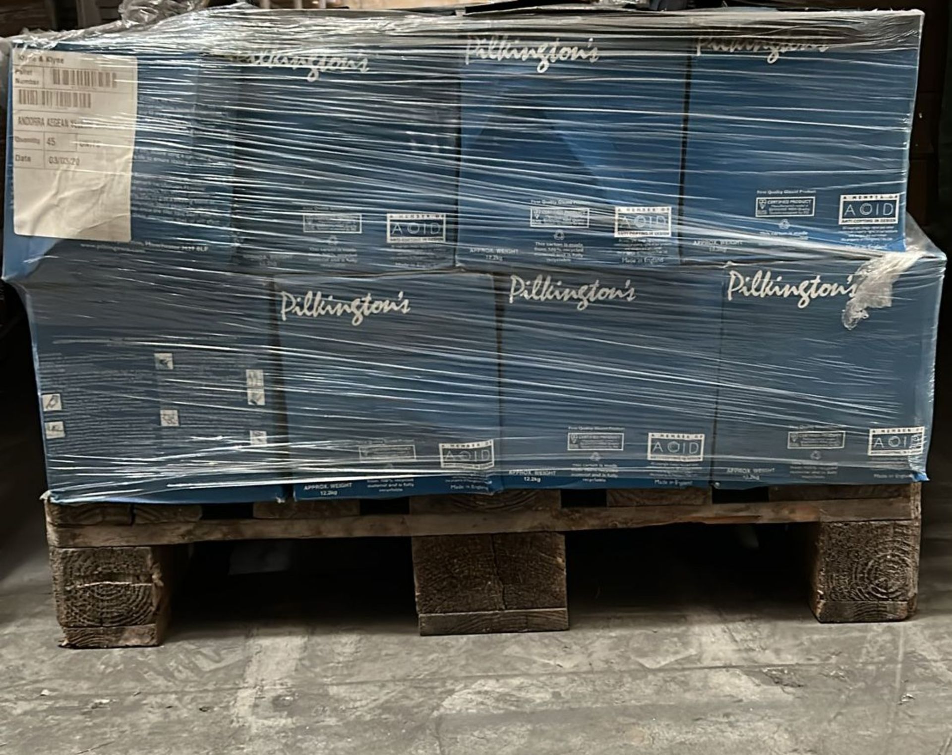 45 BXS PILKINGTON'S ANDORRA AEGEAN YELLOW WALL TILES 200X200X7MM - Image 2 of 2