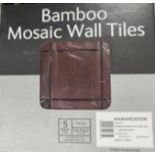 161 PACKS BAMBOO MOSAIC WALL TILES 300 X 300MM