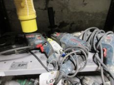 Three Bosch drills including GBH2-26DRE