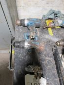Two various Makita DHP458 cordless drill- no charger or batteries