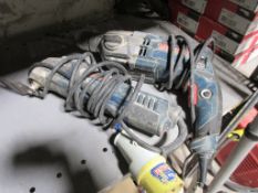 Two Bosch power tools including GOP2JOCE multi tool and drill