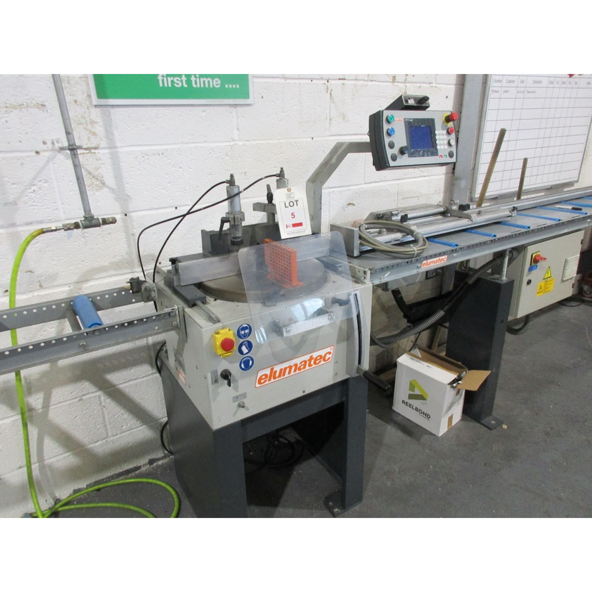 Elumatec TS161 21 Bead Saw Serial No 1612124576 2011 Elumatec Elumatec TS161 21 Bead Saw Serial No 1612124576 2011 Elumatec