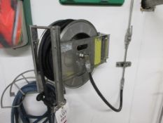 Faicom stainless steel wall mounted retractable hose, model ALX4H3820ST