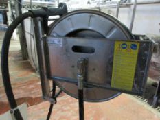 Reelcare wall mounted retractable hose, part no. BRG-12-HW, serial no. 0000043 (2012), with lance