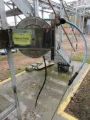 Faicom wall mounted retractable hose reel, model ALX4H3820ST, serial no. 1128 (2018), with lance