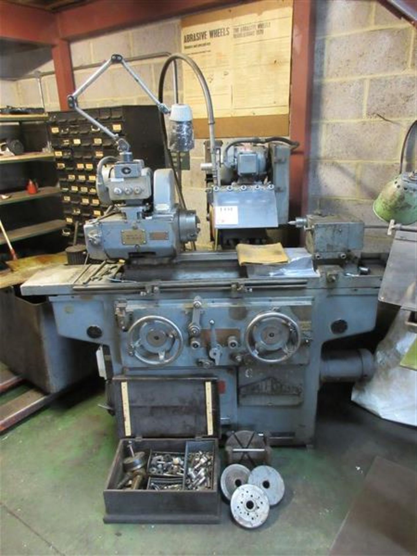 Newall Universal cylindrical grinder with internal head serial no. 67-KU-2811, model KU8x20, swing