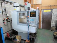 Haas Mini Mill CE CNC vertical machining center serial no. 30397, year of manufacture 12/02 with