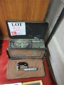 Two various sized micrometers