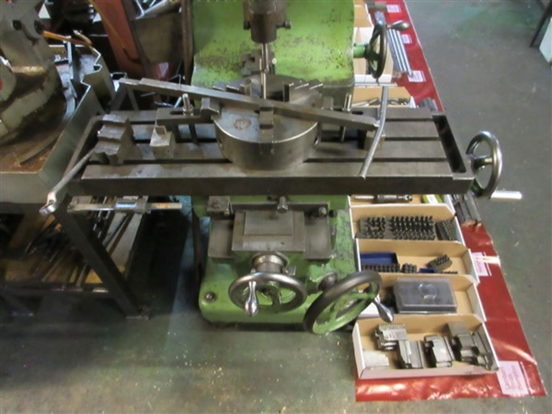 Hunter vertical slotter, model 78B, serial no. 1, table size 29" x 8.5", with 3 jaw chuck Please - Image 5 of 7