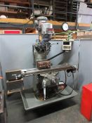 Bridgeport Series 2 HP turret mill serial no. 4683207894 (1989) with Mitutoyo 2 axis digital read