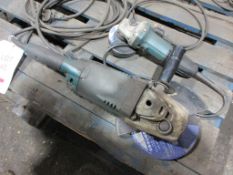 Two Makita 230mm/115mm angle grinders, , 240v