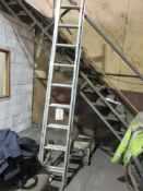 Lyte aluminium extension ladder