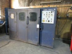 Lindhorst Entgrattechnik Lima 600L drum deburring machine, serial no. 002012011856 (2012) with