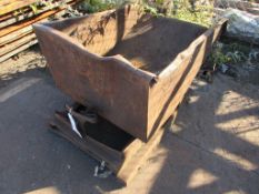 Forklift tipping skip, 1.2m x 800mm