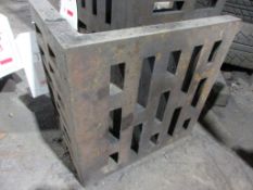 Slotted angle plate, 12" x 9" x 12"
