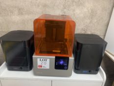 Formlabs Form 2 SLA 3d printer with wash and cure