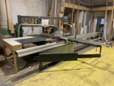 Altendorf F45 Pro drive table saw with single bag dust extraction unit (2016)