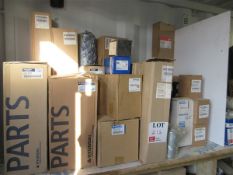 Assortment of fuel filters, air filters & oil filters comprising of Hyundai, Fleetguard & Perkins