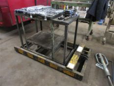 Mobile heavy duty trolley (no handle), 1700 x 1000mm