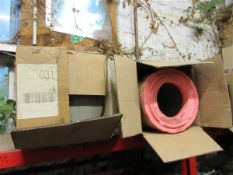 Contents of top shelf to include circa 8 various Fleetguard & Mann air filters