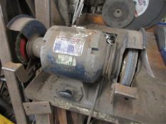 National Machinery 6" double ended bench grinder