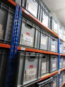 Contents of bay to include 21 boxes of various hoses, water pipes & air filter bellows for models