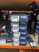 Contents of rack to include various quantities of TUV & YTT wing mirrors & SVAC glow plugs for
