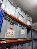 Contents of bay to include 21 boxes of various YTT gear boots, fuel hoses & turbo hoses for models