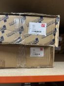 Contents of rack to include various quantities of YTT front bumper grills, rear bumpers & oil pans