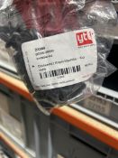 Contents of rack to include various quantities of YTT radiator hoses, turbo hoses, pedals, heater