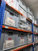 Contents of bay to include 21 boxes of various YTT air filter bellows, gear boots,& air filter