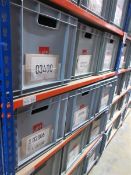 Contents of bay to include 21 boxes of various YTT hoses for models including VW, Skoda & Vauxhall