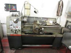 Colchester Master 2500 center lathe with DRO Spindle speed: 30 / 2500rpm Spindle bore: 1 5/8" S/N:
