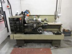 Harrison M350 grooving lathe S/N: 637647 Drive power: 7.5hp Spindle speed: 40 / 2200rpm Swing over