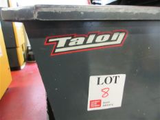 Mobile swarf bin, height 1000 x width 1080 x length 1226mm cap 0.5m, SWL 500kg, model 500