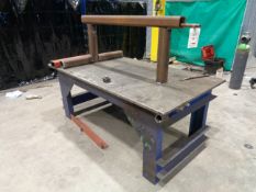 Steel framed 2000 x 1060mm welders bench Please Note this lot is located at Unit 2, Milland Road