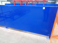 Sixteen x 2550 steel cell panels (Please note: panels are bolted to the floor) Please Note this