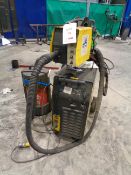 ESAB Origo Mig L405 mig welder with L304 wire feeder, serial no. 331-010-2061, with Lincoln electric