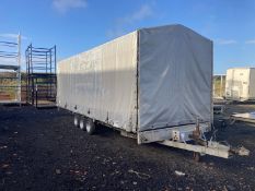 Hazelwood Trailers MD3500FS tri axle curtain sided trailer