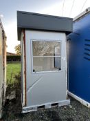 Clad ticketing booth