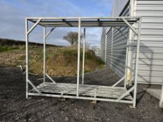 Galvanised steel door stillage