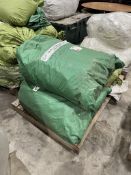 2 - 10m x 5m Custom Covers roof and gable attached heavy weight kader fed white premium linings, to