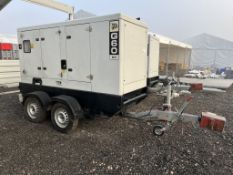 JCB G60 RX 50Hz trailer mounted Generator (2010)